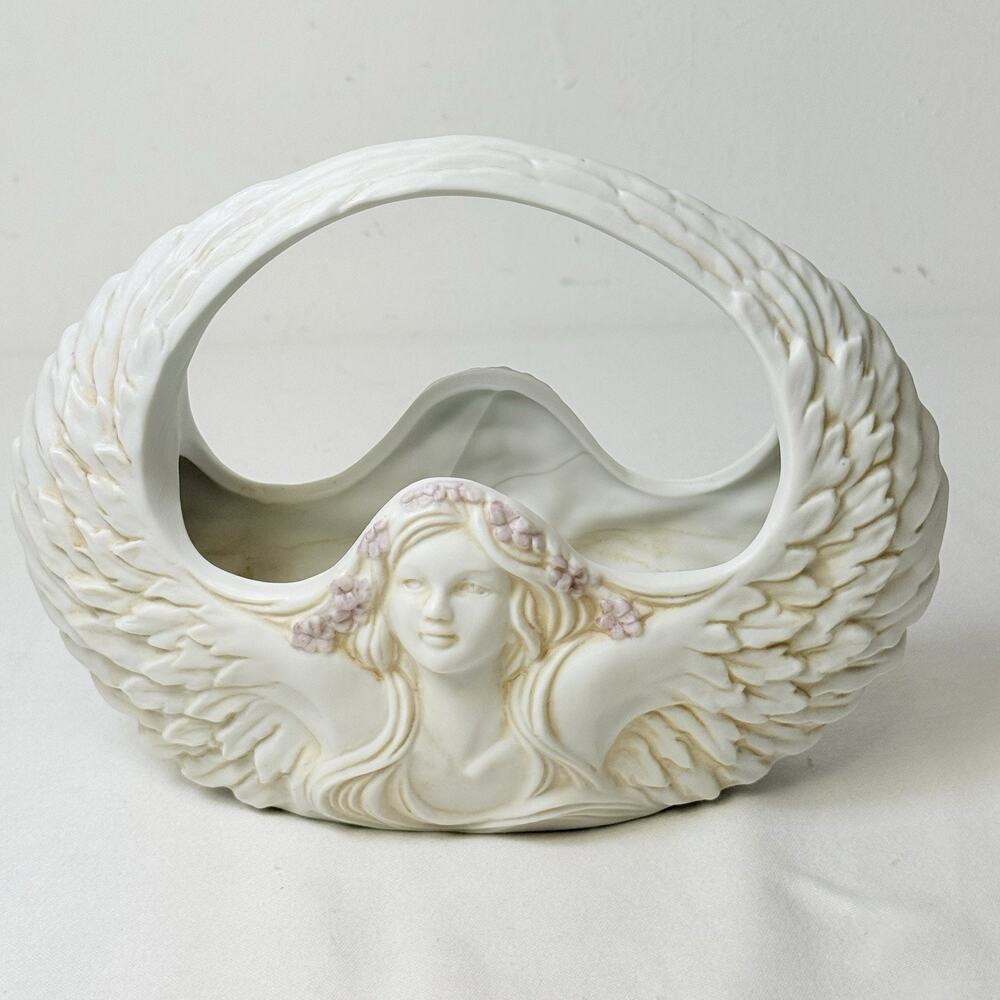 Porcelain Angel Double Sided Basket by First Coast Designs
